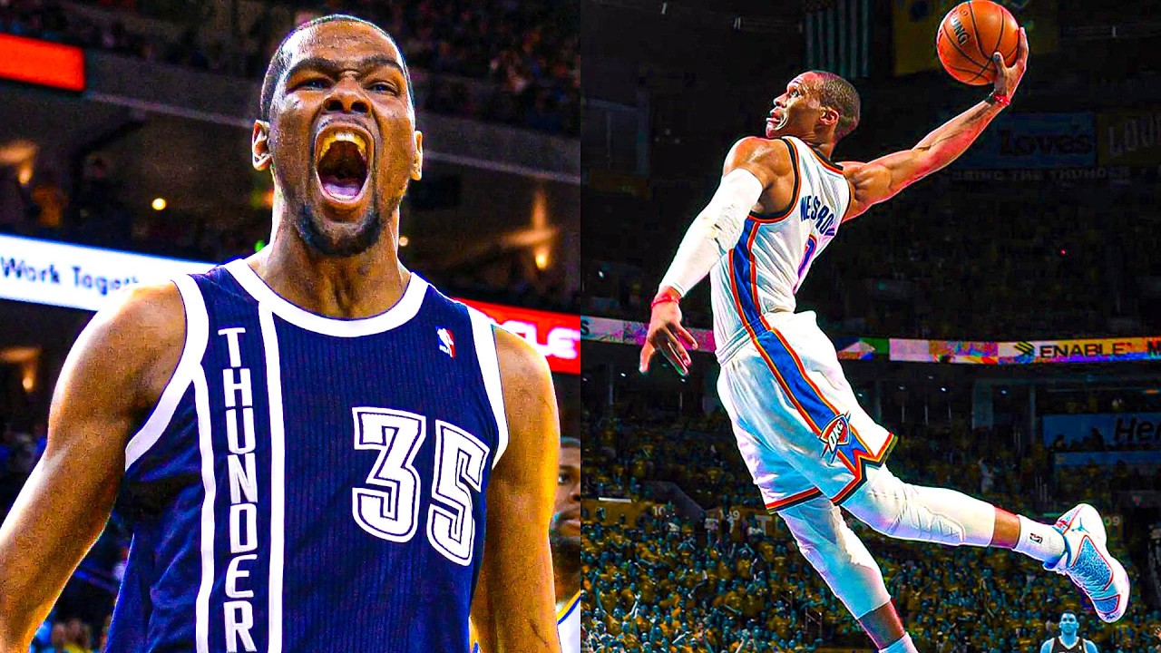 Russell Westbrook's & Kevin Durant's LAST SEASON TOGETHER Highlights 🔥 The End of an Era !