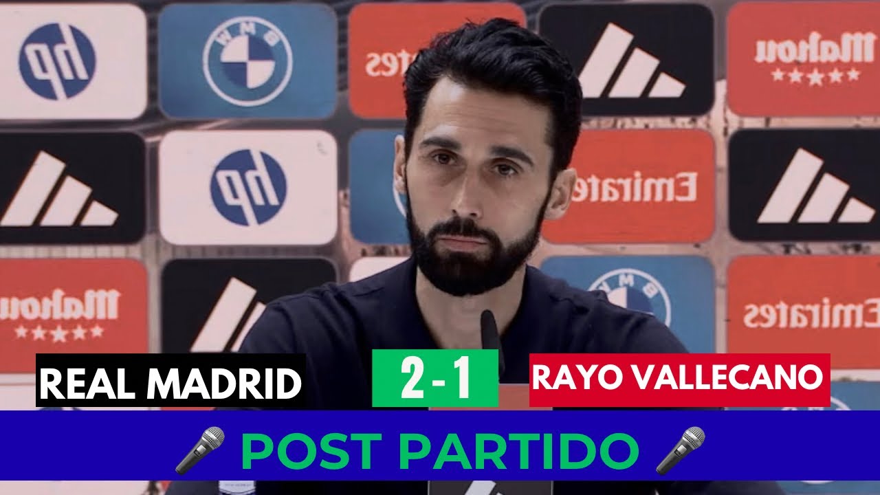 Arbeloa rueda de prensa Real Madrid 2-1 Rayo Vallecano  #realmadridhoy #arbeloa #laliga 