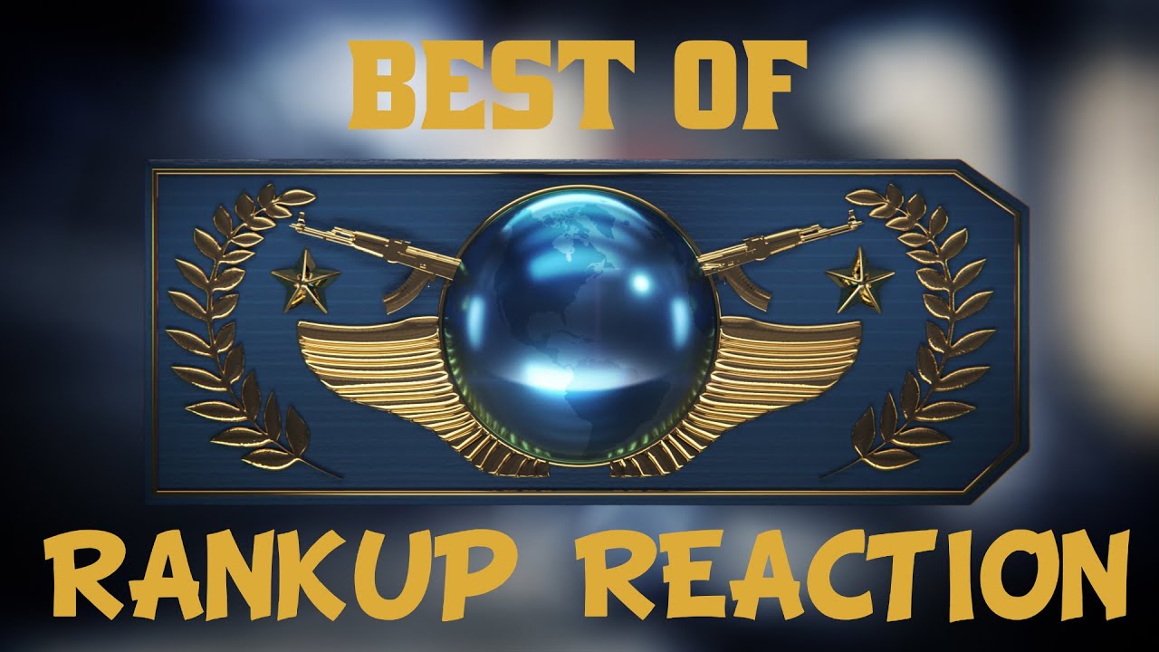 CS:GO - BEST OF GLOBAL ELITE RANKUP! (EPIC REACTION, RANKUP WITH 0 KILL ?!)