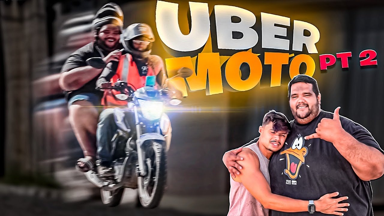 PEDINDO MOTO UBER PRA MEU AMIGO DE 285 KG