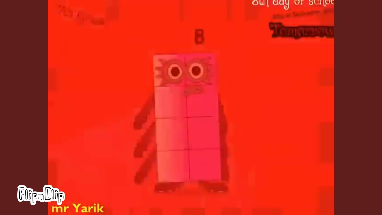 Numberblocks days of school band: day 8!!!!!!!!!!!!!!!!