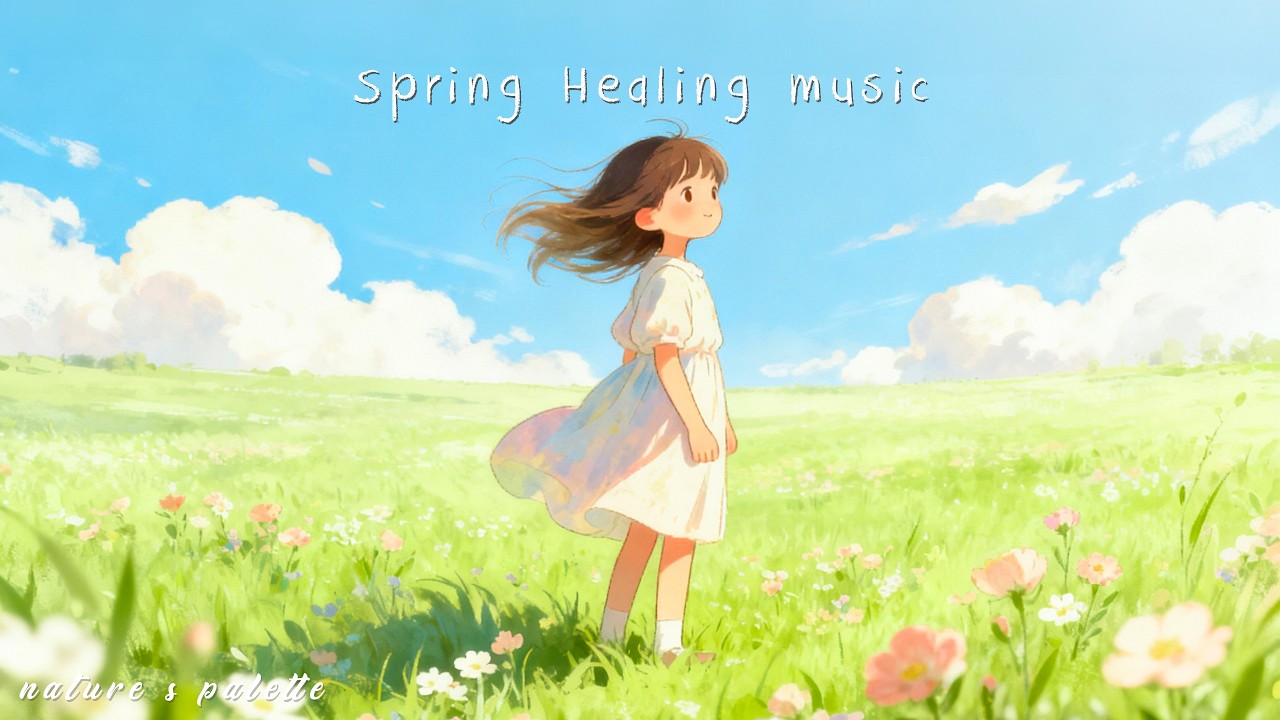 [Playlist] 봄 감성 가득 🌸 초록 휴식 숲속 힐링 피아노 | 카페 연주 음악