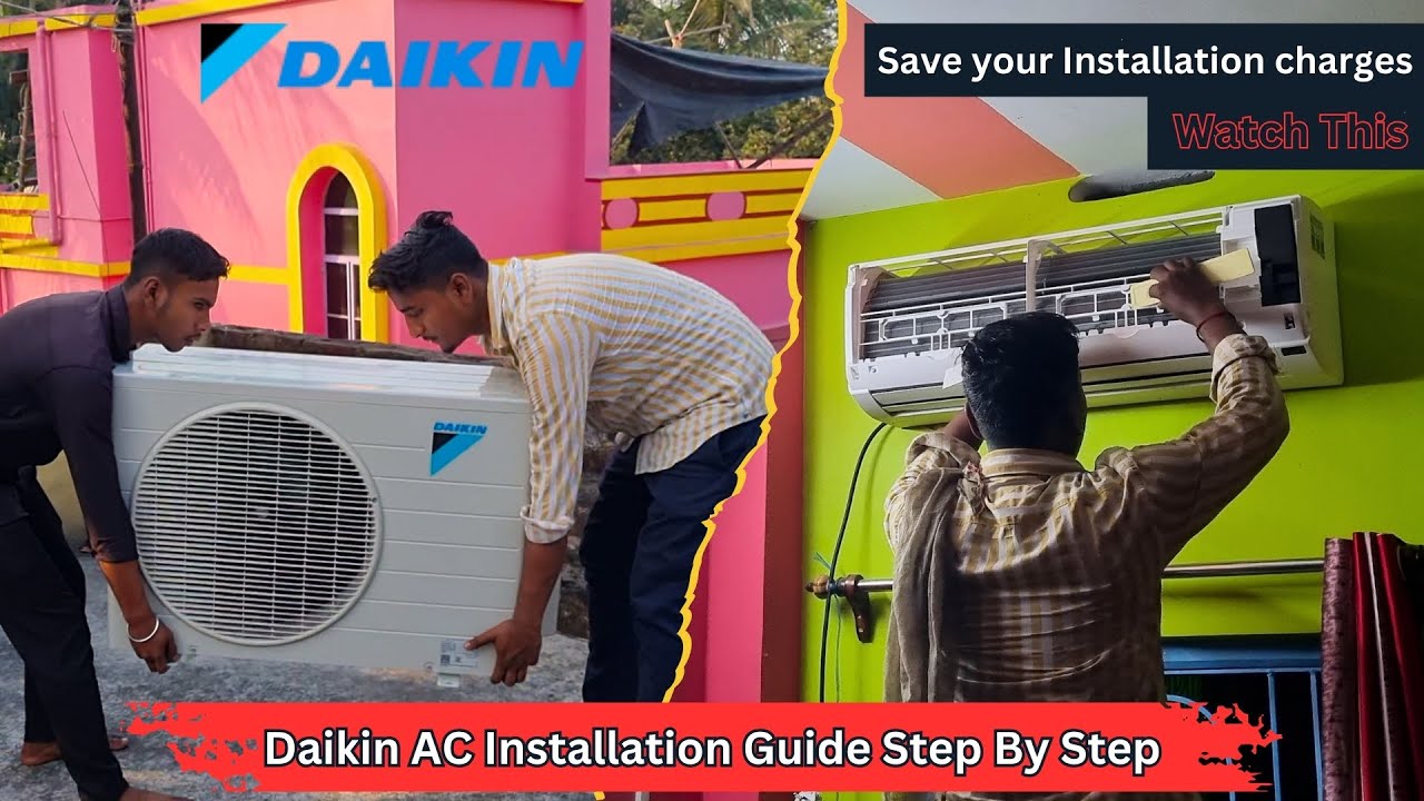 How to Save your Money💸| Daikin Inverter Split AC Unboxing and Installation Setup!