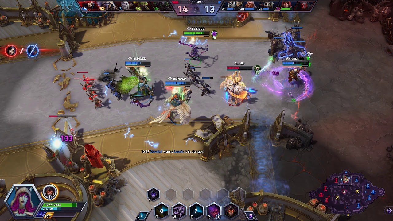 Heroes of the Storm: Solo Queue Quickmatch - Melting Immortals - Battlefield of Eternity