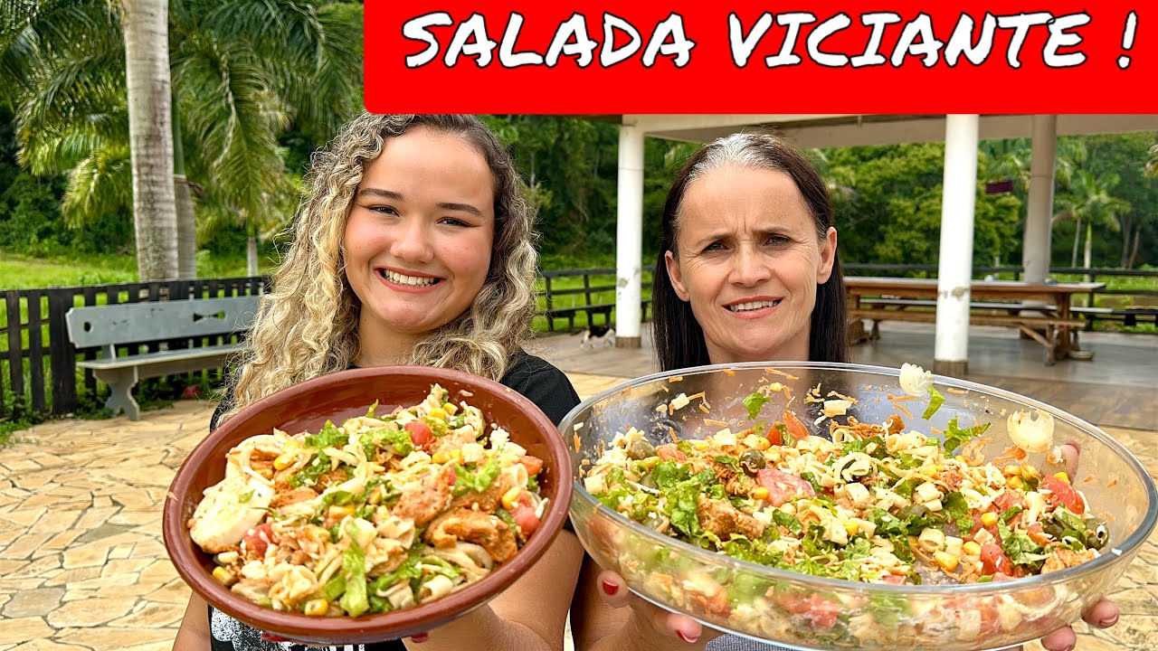 SALADA VICIANTE ESSA SALADA TE DEIXA VICIADA😱VOCÊ QUER COMER TODOS OS DIAS NA DIETA 