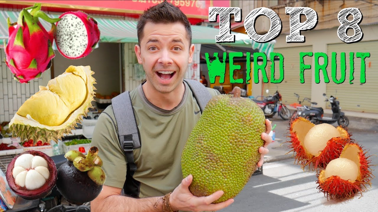 Top 8 WEIRD (but delicious) Chinese FRUIT!