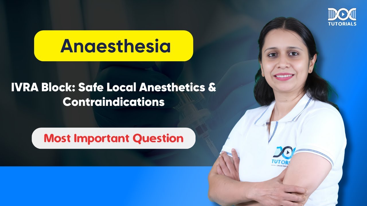IVRA - Bier Block Simplified: Safe Drugs, Red Flags & Pro Tips | Anaesthesia - DocTutorials