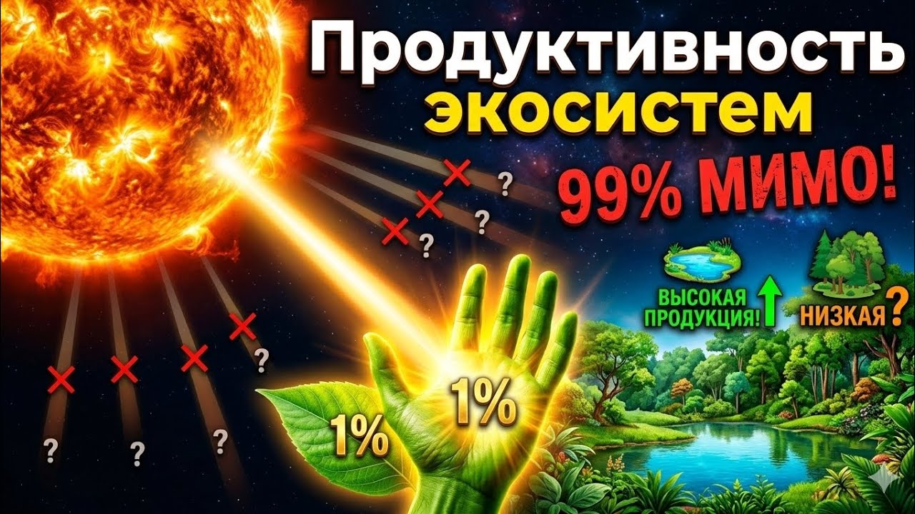 §17  Вся жизнь на Земле зависит от 1%. Шокирующий факт об энергии Солнца