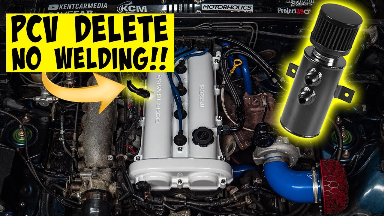 PCV DELETE AND CATCH CAN  | AN10 NO WELDING | MK2 NB MX5 MIATA