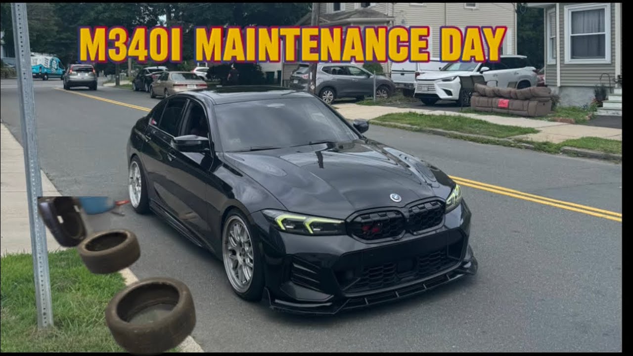 POV/VLOG- MY M340i GETS NEW REAR TIRES TO BURN AGAIN !!!