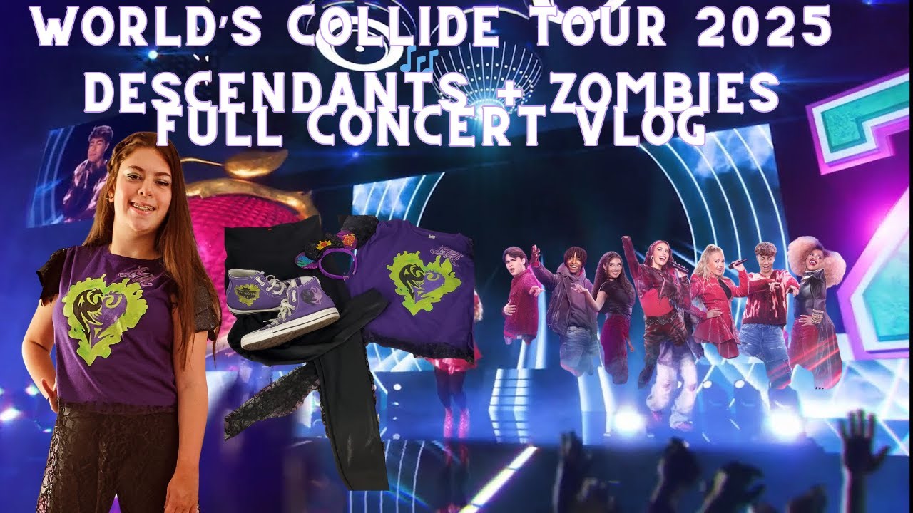 I Went to the Descendants & Zombies Worlds Collide Tour!! (Full Show + Vlog)