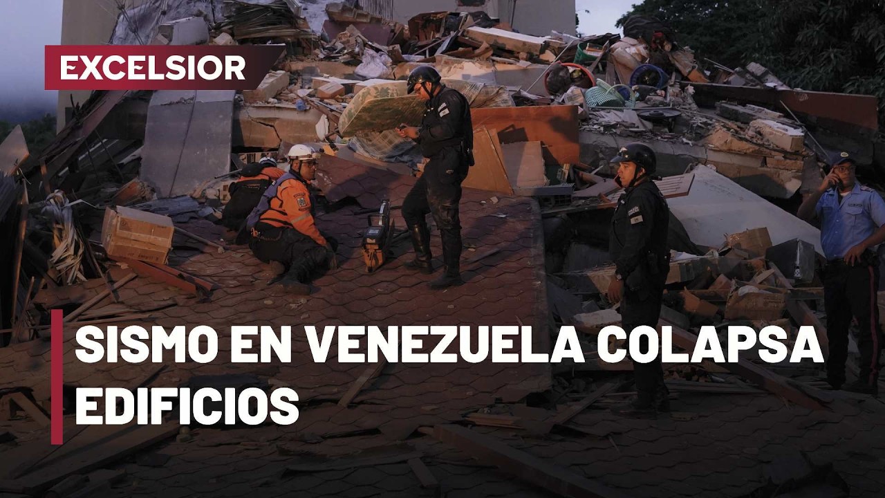 Tragedia en Venezuela: Sismo 7.2 deja edificios colapsados y varios heridos