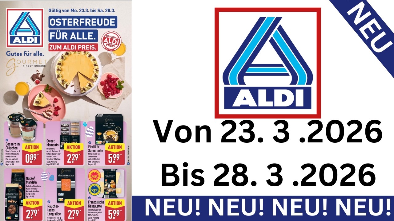 ALDI NORD Werbung Prospekt | Gültig von 23.03.2026 Bis 28.03.2026