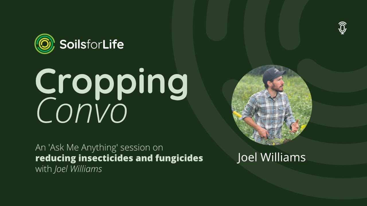Cropping Convo with Joel Williams on Reducing Insecticides and Fungicides