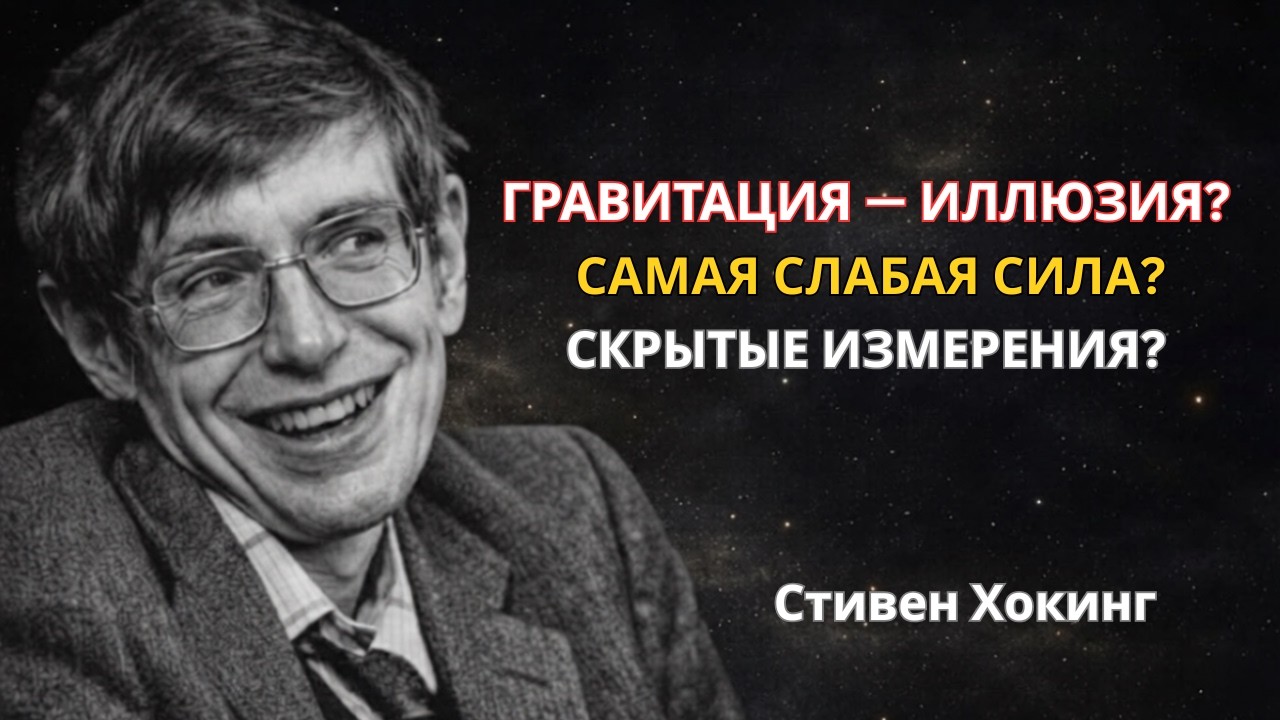 Ученые НАКОНЕЦ-ТО Поняли, Почему Гравитация Такая Слабая | Стивен Хокинг Был Прав?