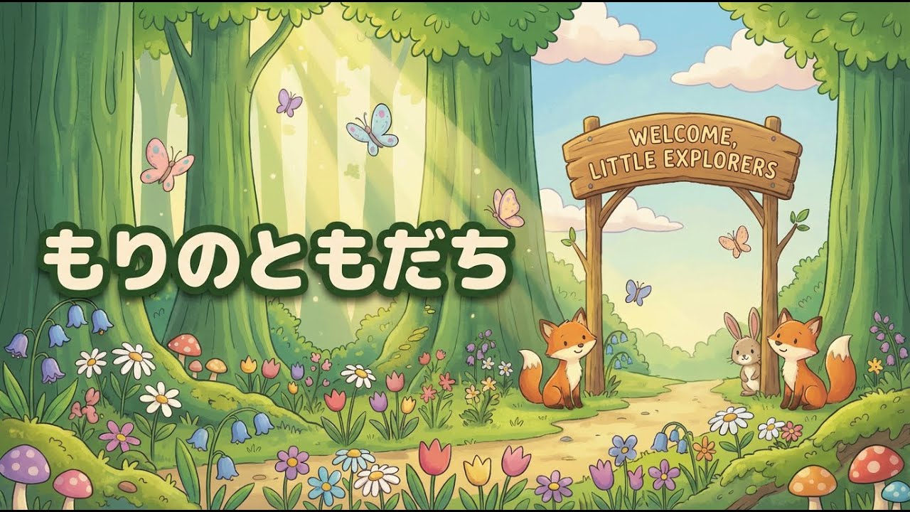 もりのともだち 🐰🦊 子供の歌 童謡 | チェリーチョコ | どうぶつのうた