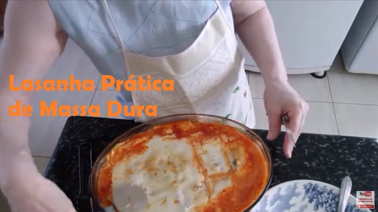 Lasanha Prática de Massa Dura