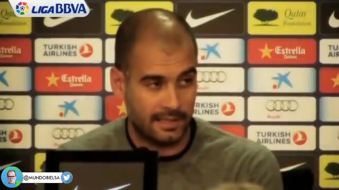 Pep Guardiola: Admira la valentia de Bielsa