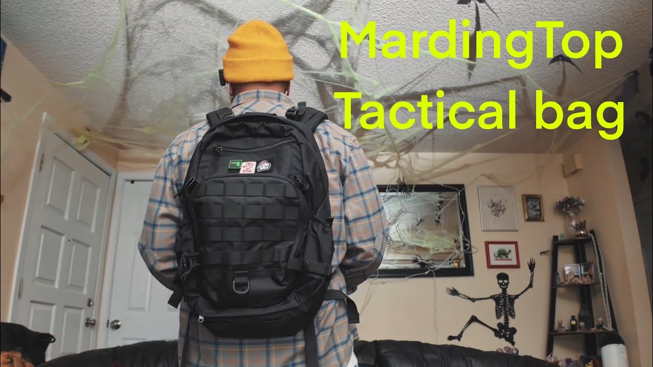 Mardingtop Small Tactical Water Resistant Backpack 