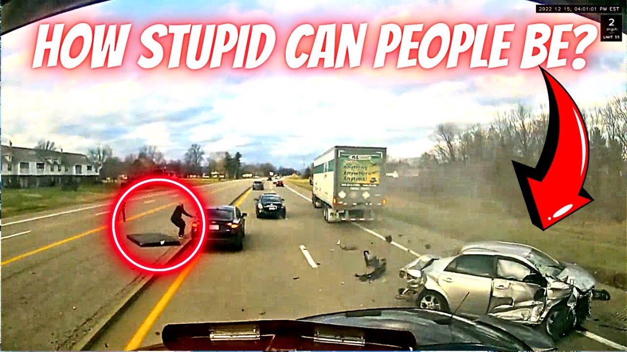 How stupid can people be?--- Bad drivers & Driving fails -learn how to drive #1400