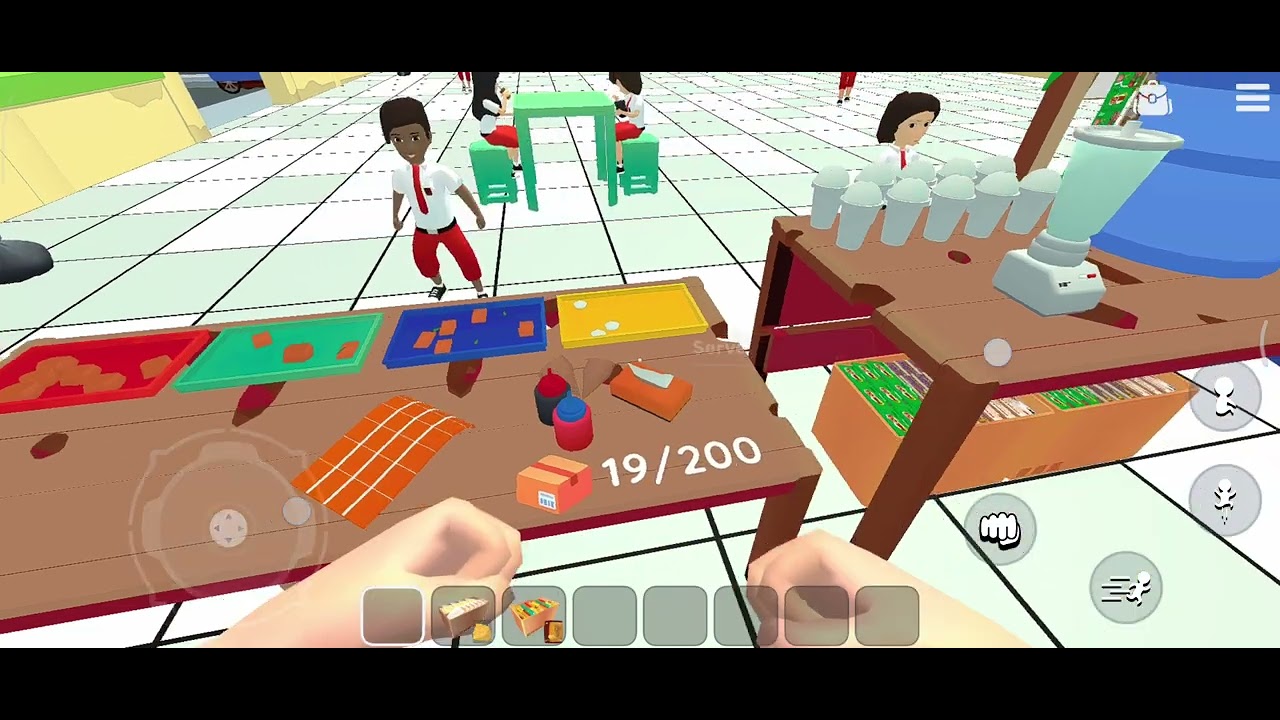 school cafeteria canteen part 2 #schoolcafeteria #canteengame #schoolgame #chillgames #fypp 
