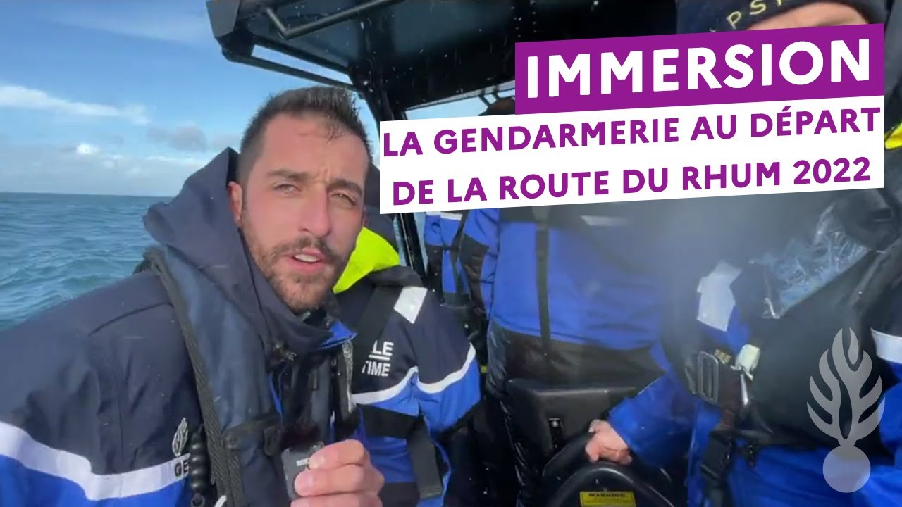 La Gendarmerie Maritime sécurise le départ de la 