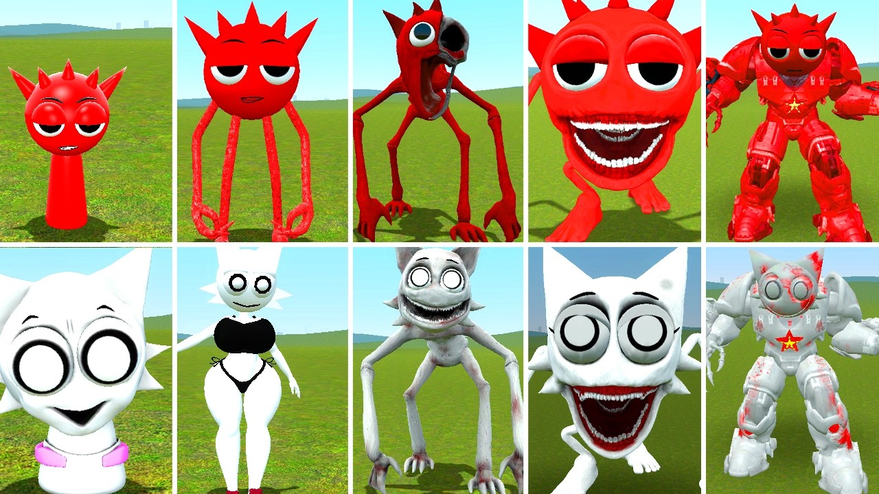NEW ALL RADDY ZOOCHOSIS TAPES 1-5 VS NEW ALL WENDA HORROR EXE EATER FAMILY ? in Garrysmod!...
