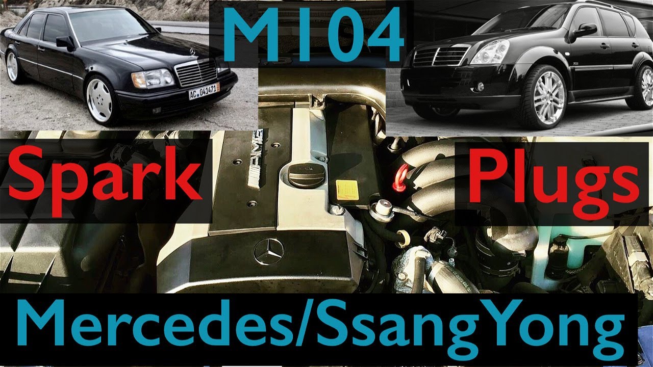 Mercedes M104 Engine Spark Plug Replacement. SsangYong Inline 6