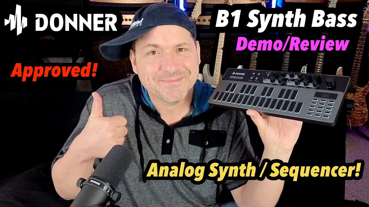 Donner B1 | Analog Bass Synthesizer & Sequencer | Demo Review