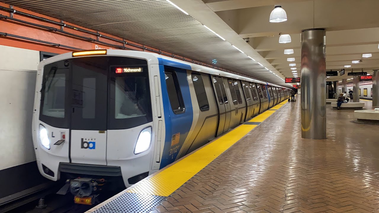 Bay Area Rapid Transit [BART] Trains @ Powell Street (4/26/22)