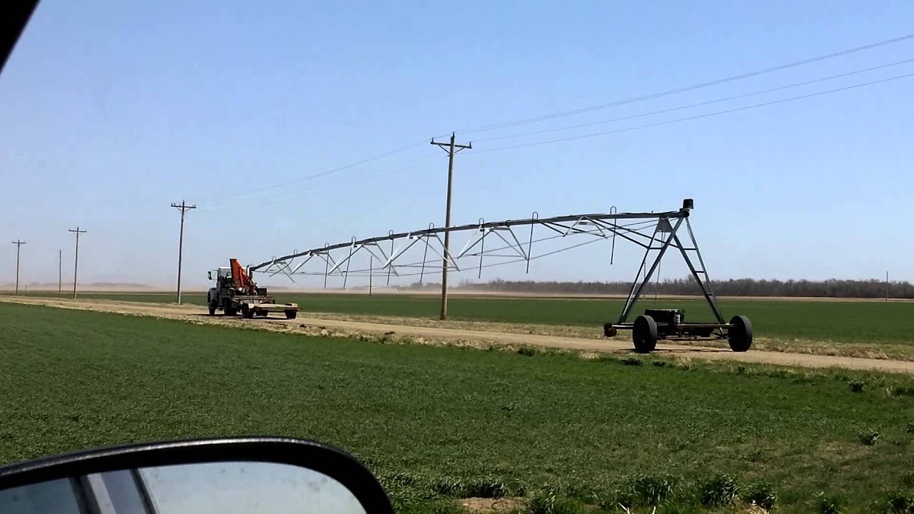 Center Pivot. Reverse with trailer + span