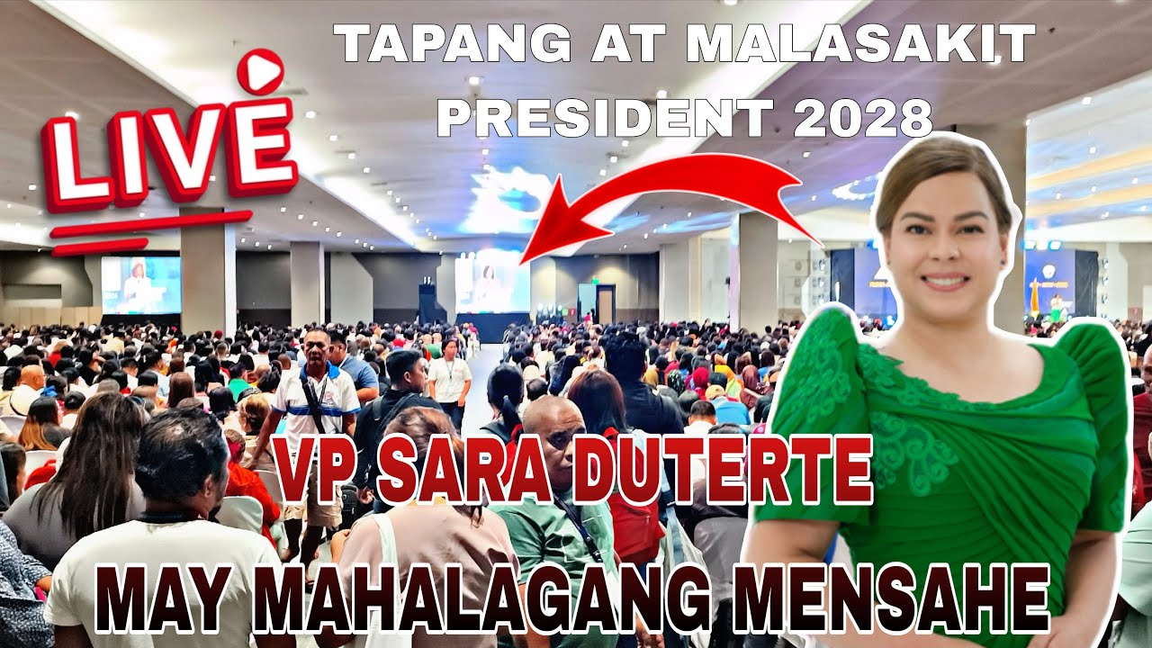 LIVE!VP SARA DUTERTE DINUMOG SA DAVAO CITY! DINALUHAN NG IBAT IBANG LEADER!SURE WIN NA SA 2028