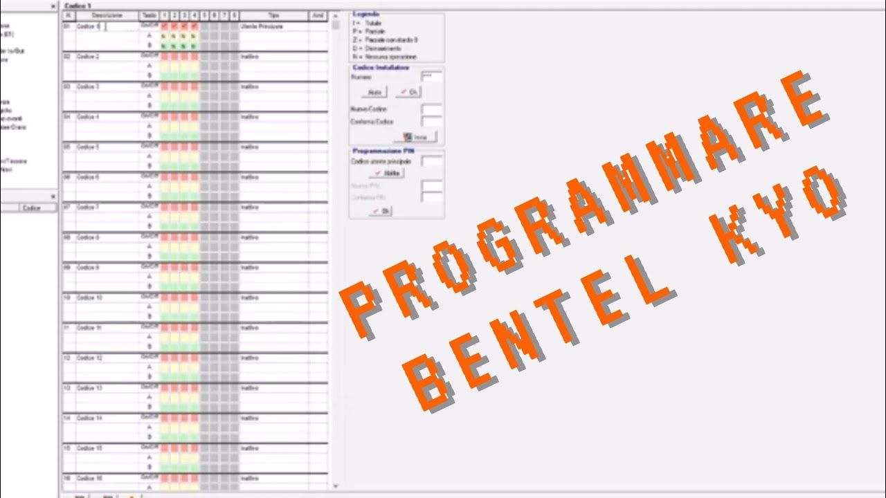 Bentel Security Suite (PROGRAMMAZIONE KYO E NORMA)