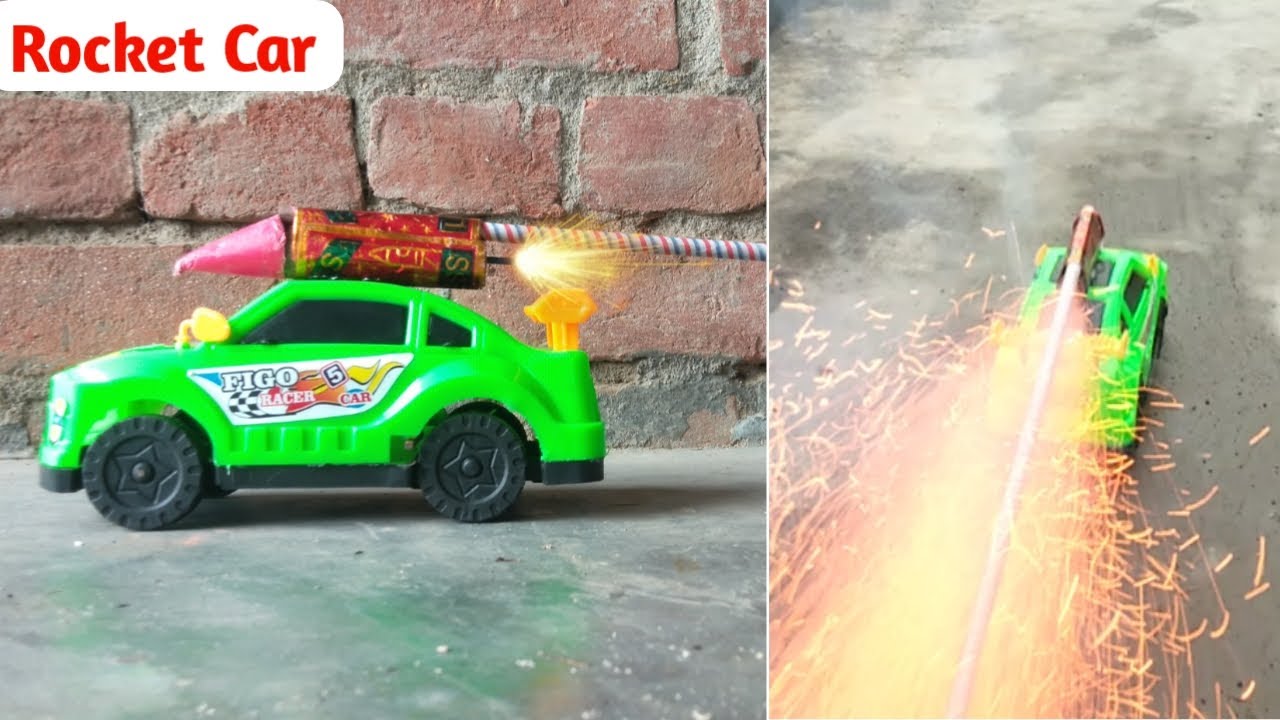 Crackers Experiment In Toys | Fireworks Vs Car | Firecracker Experiment In Car