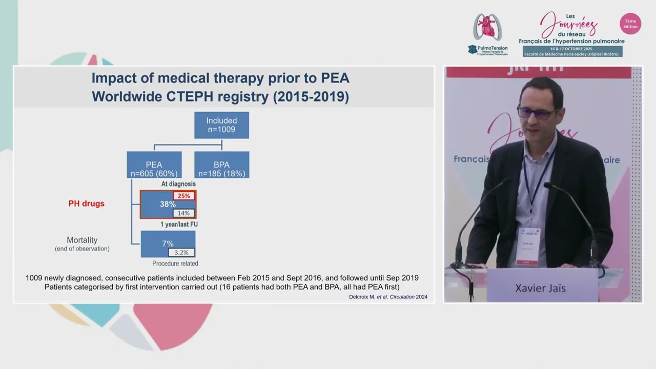Session 5 : Hypertension pulmonaire thrombo-embolique chronique