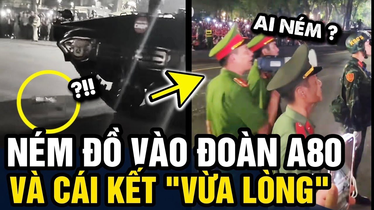 Thanh niên NÉM CHAI NƯỚC vào đoàn diễu binh tưởng không ai biết và cái kết VỪA LÒNG | Tin 3 Phút