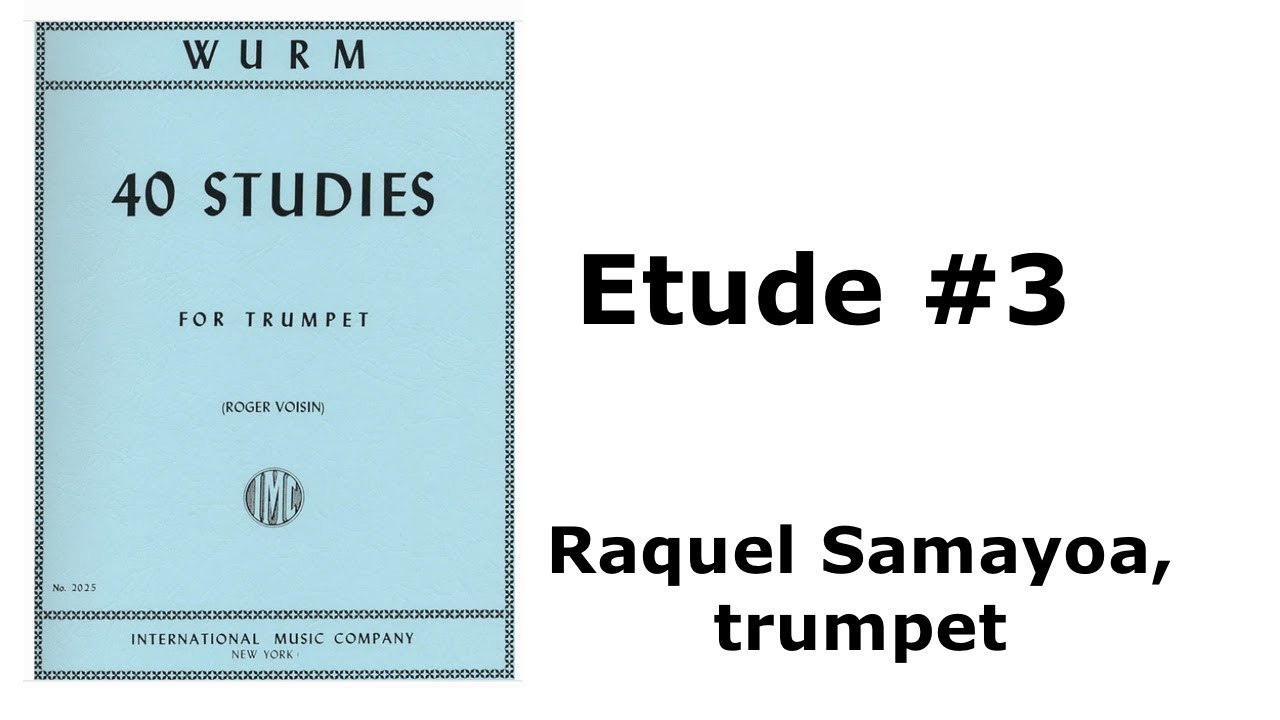 2022-23 TMEA All-State Trumpet Etude, Wurm #3