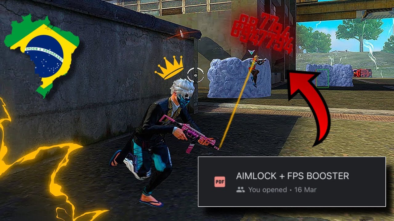 New Macrodroid AIMLOCK + FPS BOOSTER sensi  Free Fire |  No recoil Headshot app 👹 ob52 update 🇧🇷⚙️