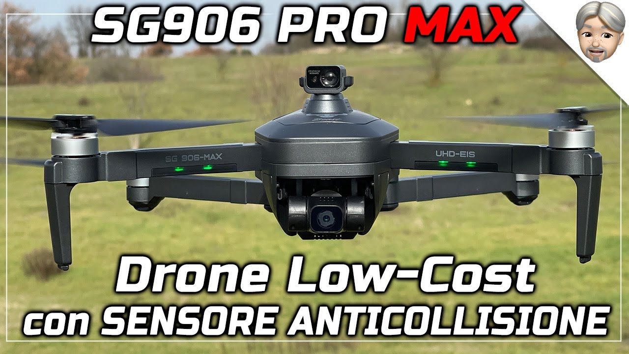 SG906 PRO MAX il primo DRONE Low-Cost con SENSORE anticollisione