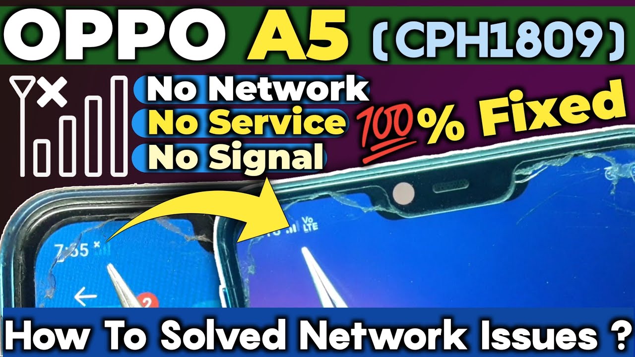 OPPO A5 Network Problem | OPPO A5 No Service Problem | OPPO  A5 No Signal Problem | 💯% Fixed