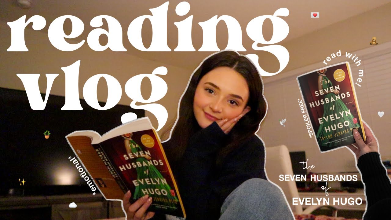 READING VLOG ☕️ finally reading “the seven husbands of evelyn hugo” + review! *spoiler free*