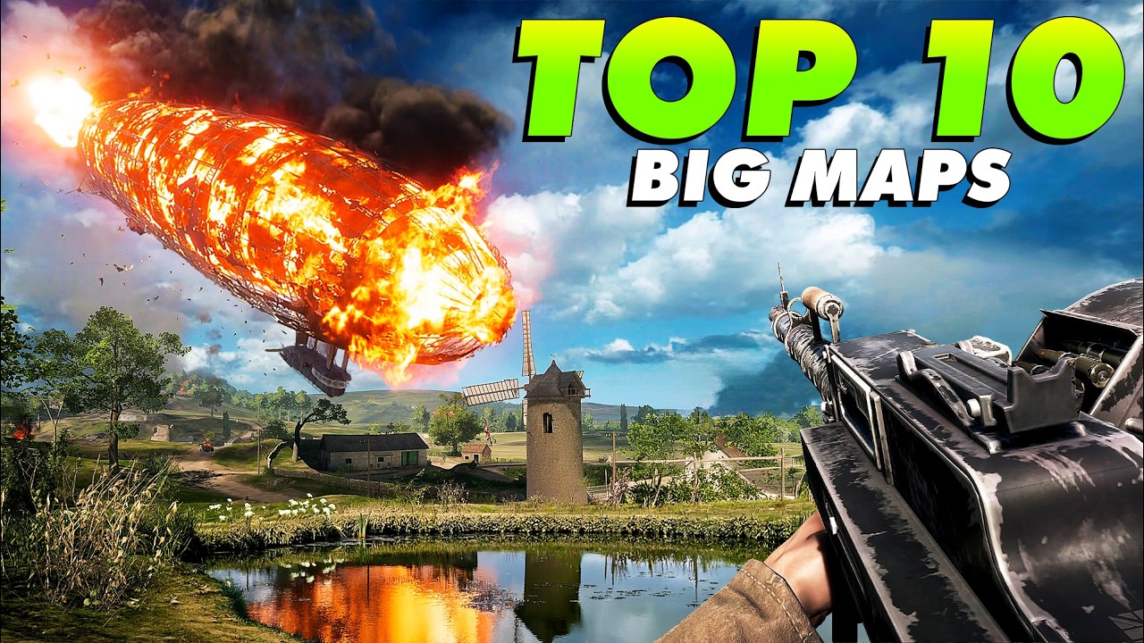 Top 10 BIG Maps In Battlefield