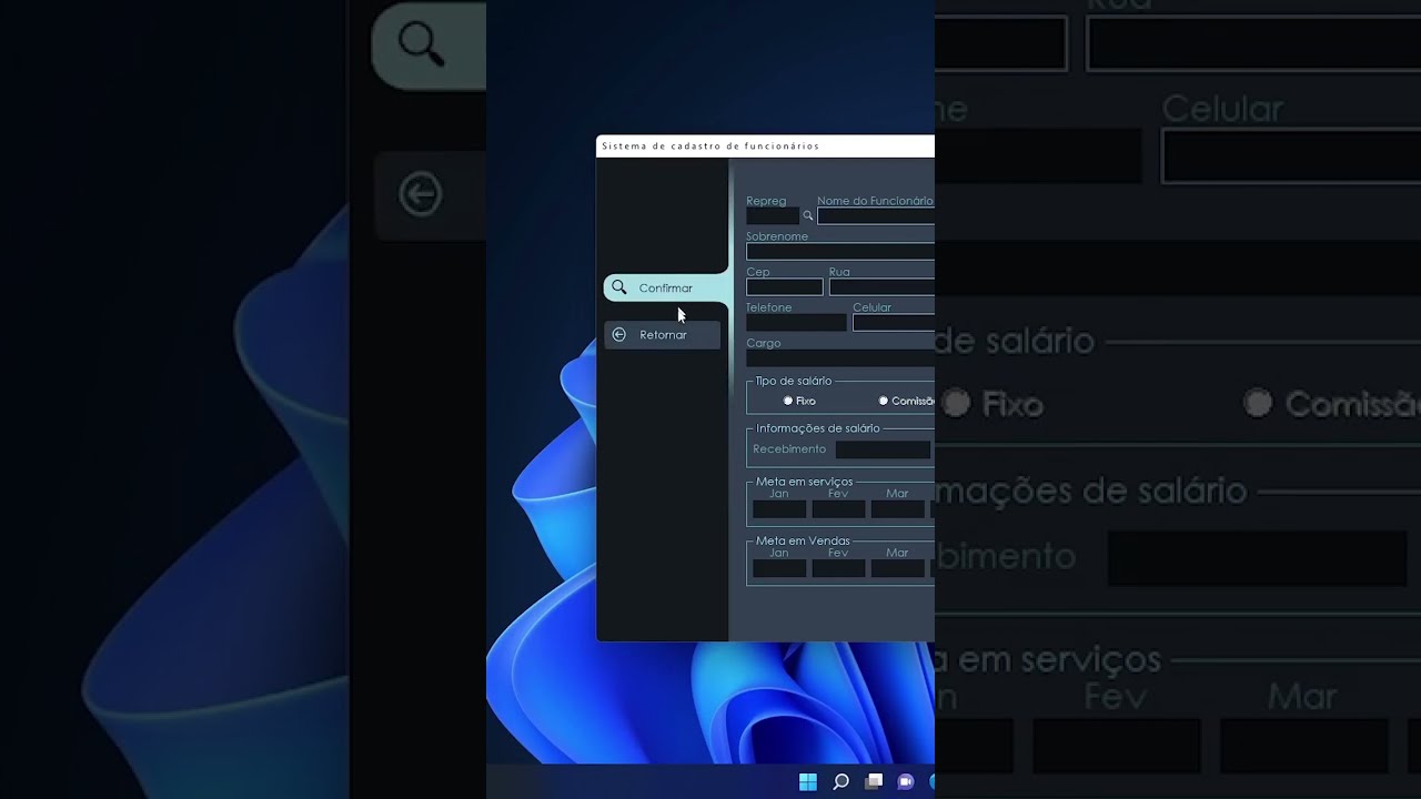 Dark Form Ui Design Excel VBA #shorts