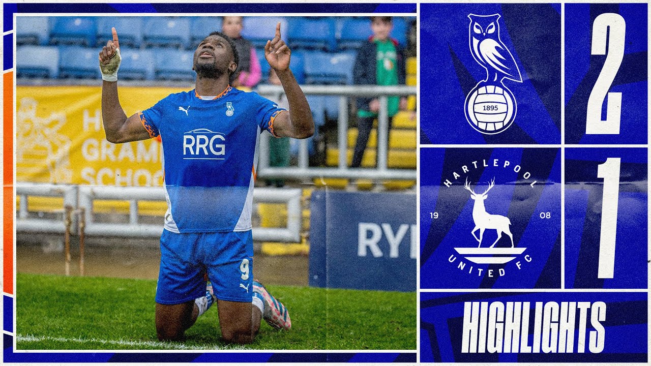 📺 HIGHLIGHTS - Latics 2-1 Hartlepool