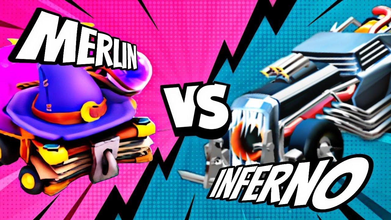Merlin Vs Inferno | Crash of Cars