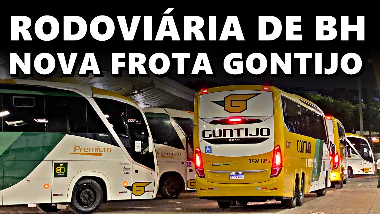 Nova FROTA GONTIJO! Movimento SAÍDA de FERIADO! Rodoviária de BELO HORIZONTE #3