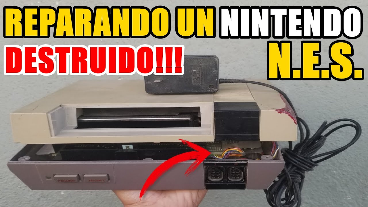 Reparando una Nintendo NES en Terrible Estado - No Enciende y le Faltan Partes