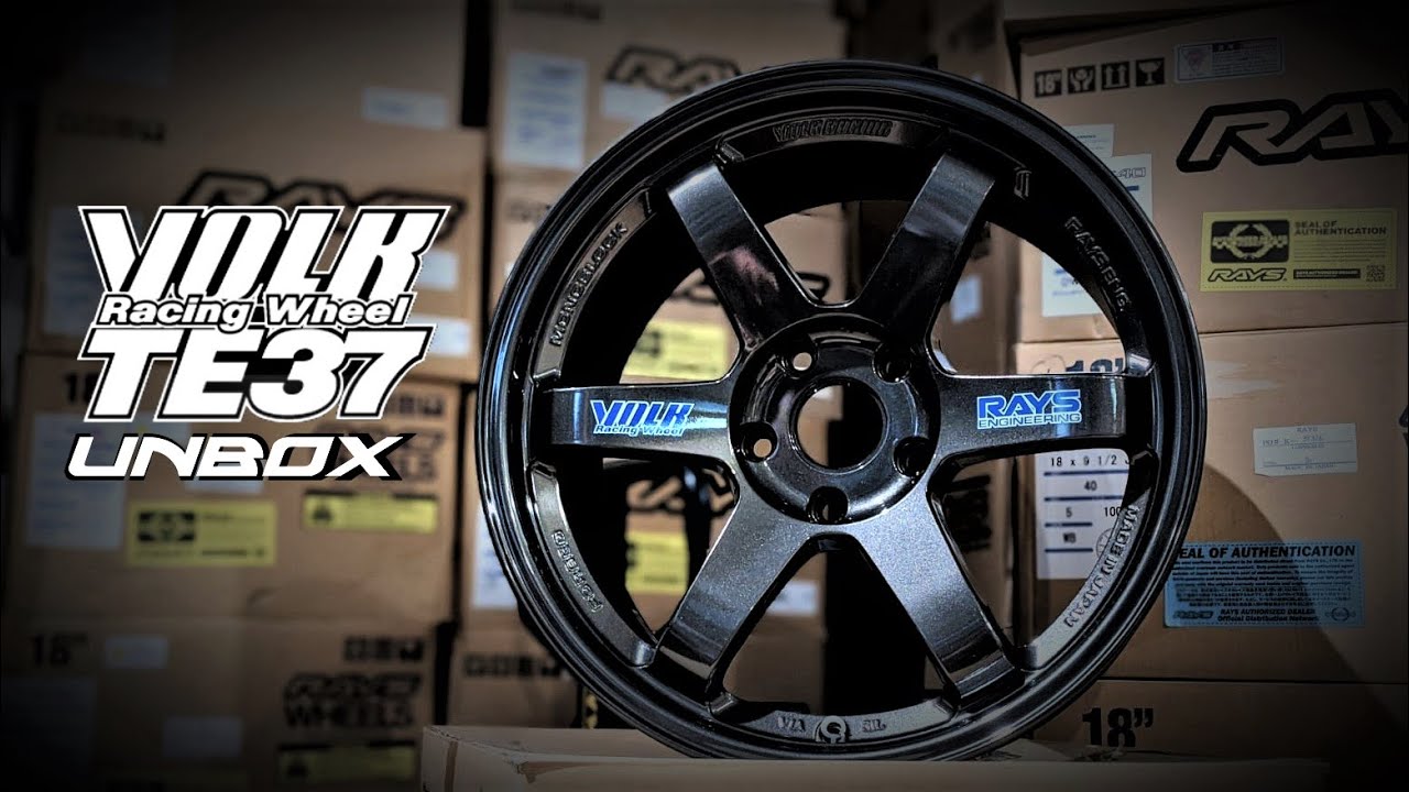 Распаковка VOLK RACING TE37 (OG - ОРИГИНАЛ) - Diamond Black FK8