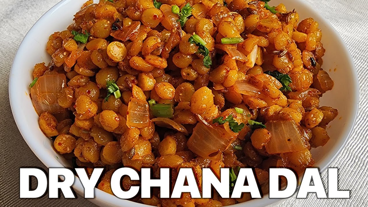 Chana Dal Recipe | Dry Chana Dal Recipe | How to make Chana Dal