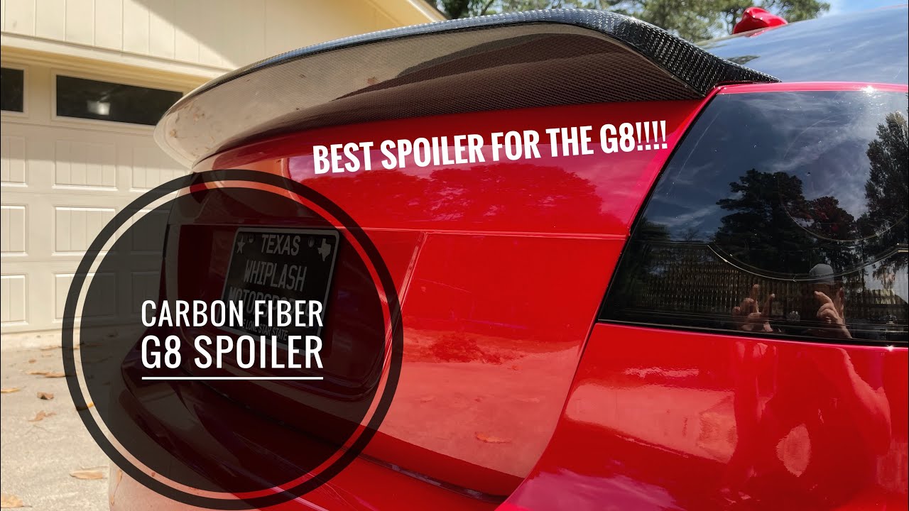 Установка спойлера Pontiac G8 GT из углеродного волокна и обзор спойлера Влади из углеродного вол...